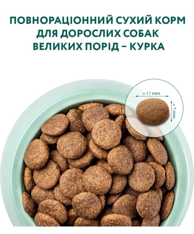 OptiMeal ( Оптимил) для собак крупных пород с курицей 12 кг — фото 3