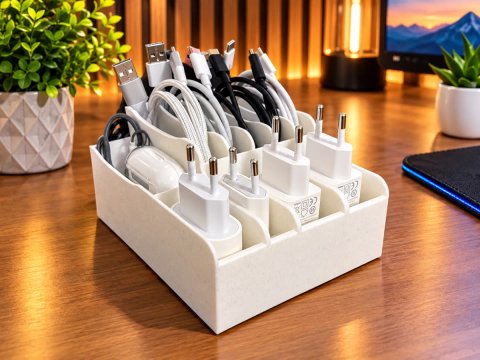 Органайзер для USB кабелей и зарядных блоков