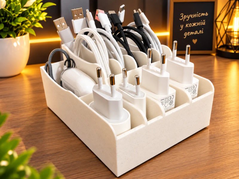 Органайзер для USB кабелей и зарядных блоков — фото 2