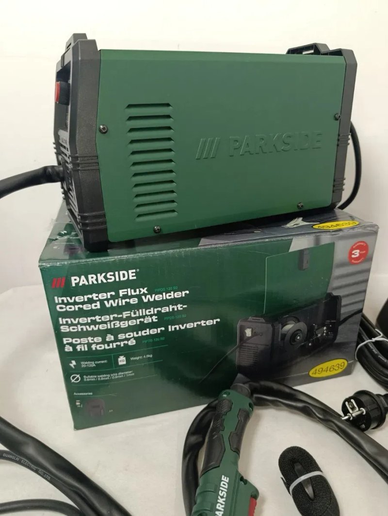 Оригін. нова зварка parkside PIFDS 120 B2,інвертор парксайд, зварка напівавтомат парксайд, сварка парксіде, сварочний апарат PARKSIDE — фото 2