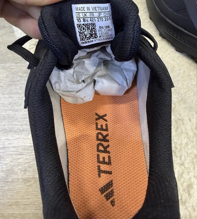 ОРИГІНАЛ 100% Adidas Terrex Anylander Rain.Rdy | ID3469 НЕ ПРОМОКАЮТЬ кросівки осінь зима демісезон 41-44 розмір кроссовки нові в коробці чорні — фото 8