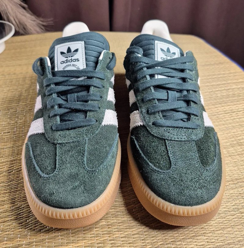 Оригінал 100% Чоловічі кроссівки ADIDAS Originals Samba XLG Shadow Green Chalk White(Розмір 42-26,5см) — фото 3