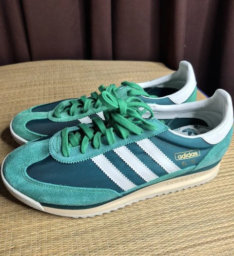 Оригінал 100%Чоловічі кроссівки Adidas Sl 72 Rs Green JH8643(Розміри:41⅓-26см і 45⅓-29см)