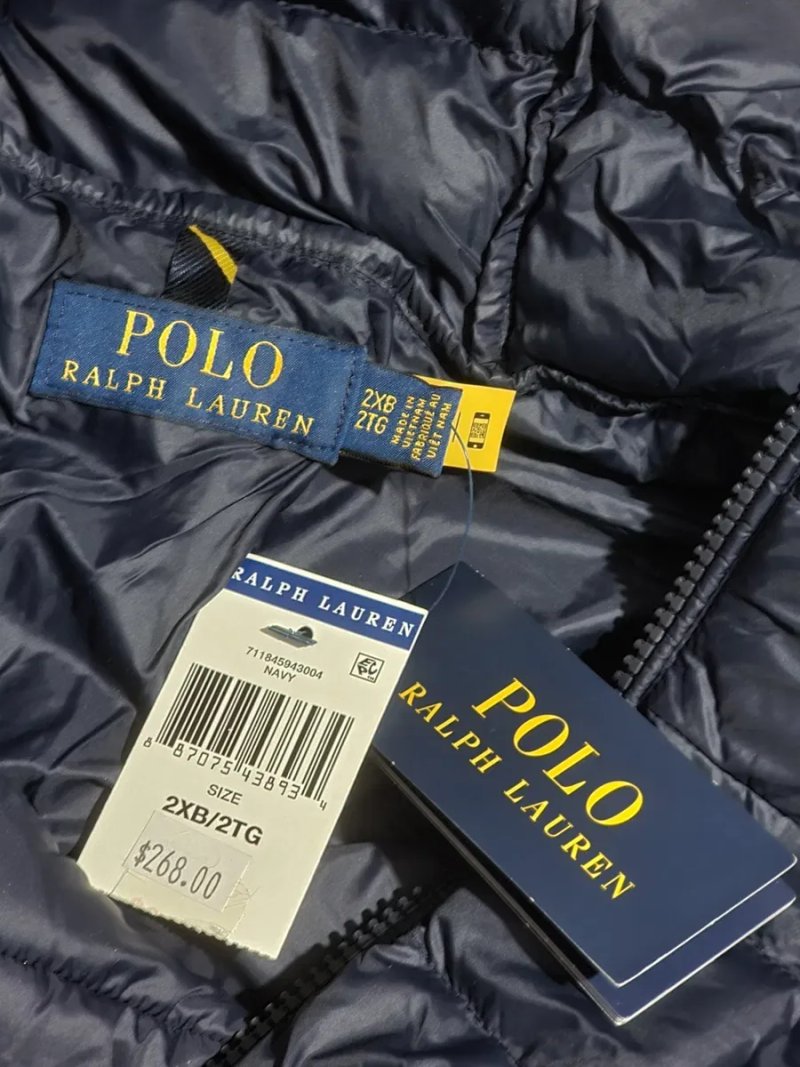 Оригінал 100% чоловічий легкий пуховик polo ralph lauren 1XB / 2XB — фото 3