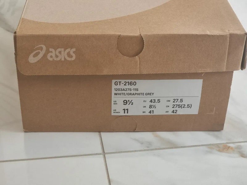 Оригінал 100% Кросівки Asics GT-2160   EURO 43.5 — фото 8