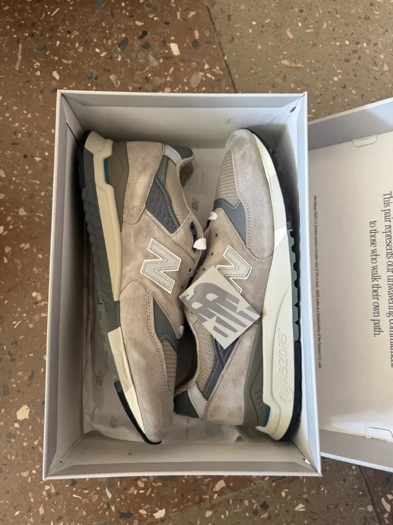 Оригінал 100% Кросівки чоловічі New Balance Made In Usa 998 (U998GR) 45,5 — фото 2