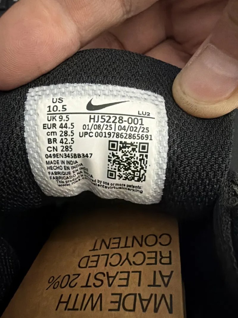 Оригінал 100%. Nike V5 Rnr Anthracite Black HJ5228-001. /28,5см/ — фото 7