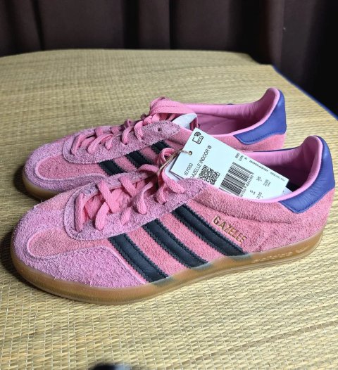 Оригінал 100% Жіночі кросівки Adidas Gazelle Indoor W  Bliss Pink(Розмір 38-24,5см)