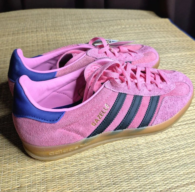 Оригінал 100% Жіночі кросівки Adidas Gazelle Indoor W  Bliss Pink(Розмір 38-24,5см) — фото 4