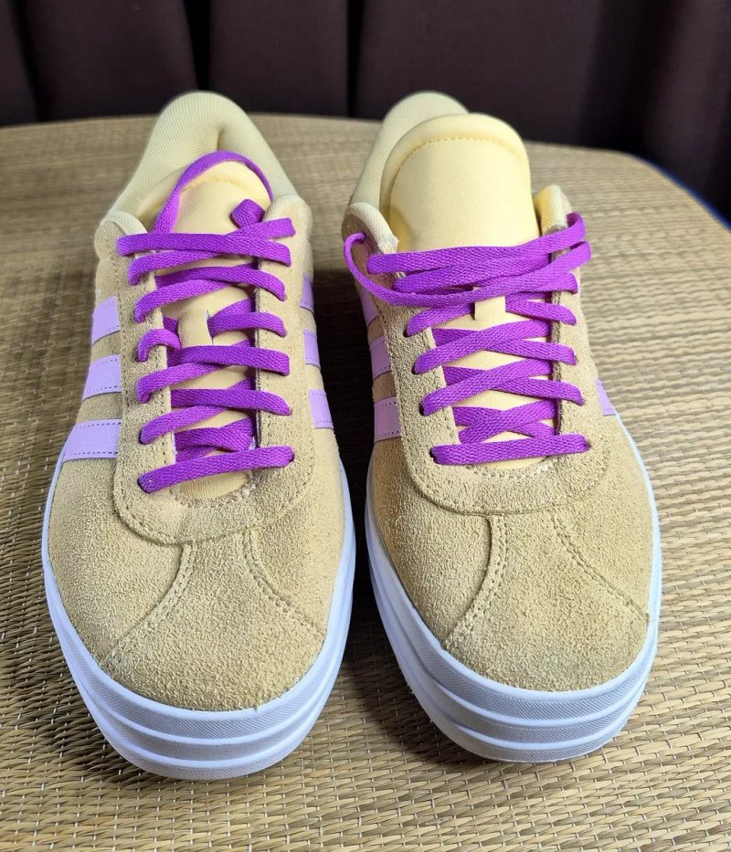 Оригінал 100% Жіночі кросівки Аdidas VL Court Bold на високій платформі(Розмір 39⅓-25см) — фото 3
