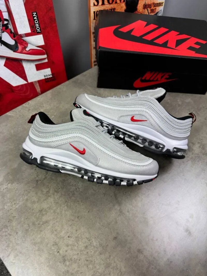 ОРИГІНАЛ‼️41-45 Nike Air Max 97 Vintage Reflective Grey shox 90