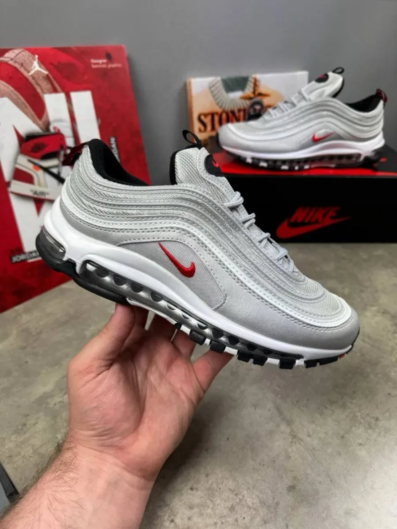 ОРИГІНАЛ‼️41-45 Nike Air Max 97 Vintage Reflective Grey shox 90 — фото 2