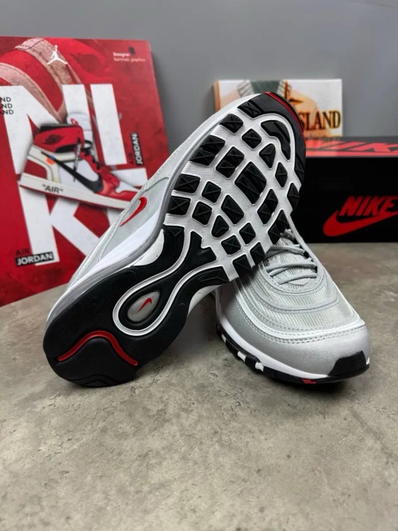ОРИГІНАЛ‼️41-45 Nike Air Max 97 Vintage Reflective Grey shox 90 — фото 4