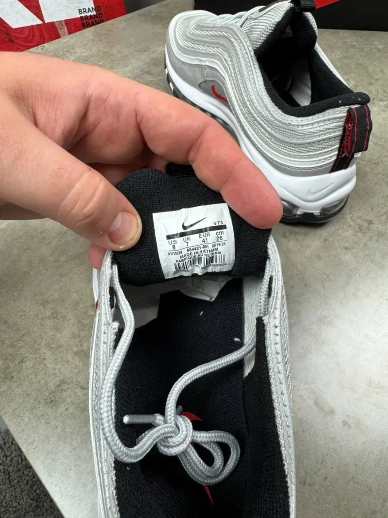 ОРИГІНАЛ‼️41-45 Nike Air Max 97 Vintage Reflective Grey shox 90 — фото 7
