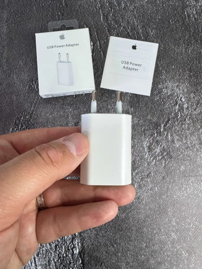 Оригінал Адаптер 5W Original для iPhone Айфон Оригинал блок 1A Гарантія — фото 6