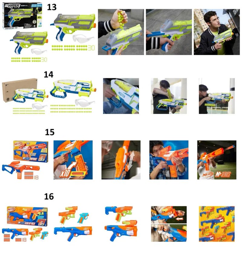 ОРИГІНАЛ! Бластер Нерф Nerf Elite Ultra Modulus Gelfire Zombie Hyper Моторизований Нерф — фото 5