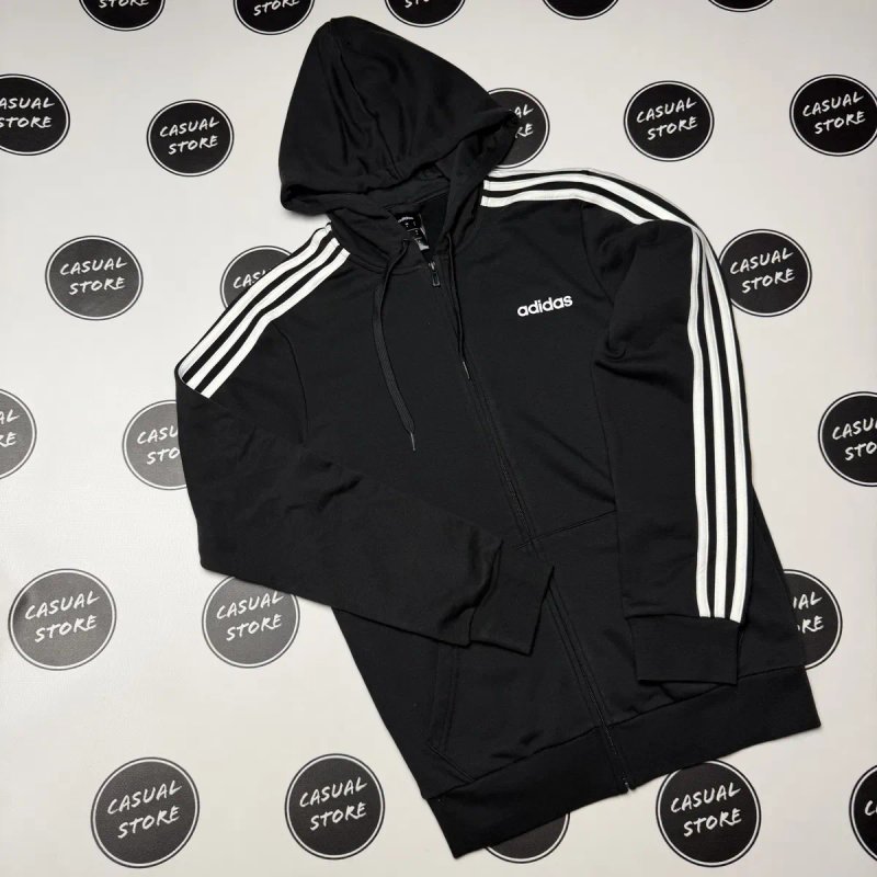 ОРИГІНАЛ Чоловіча Кофта Adidas S Худі Чорна з США — фото 2