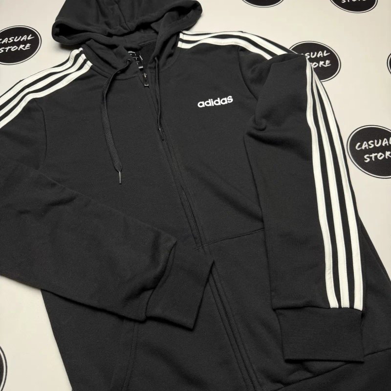 ОРИГІНАЛ Чоловіча Кофта Adidas S Худі Чорна з США — фото 3