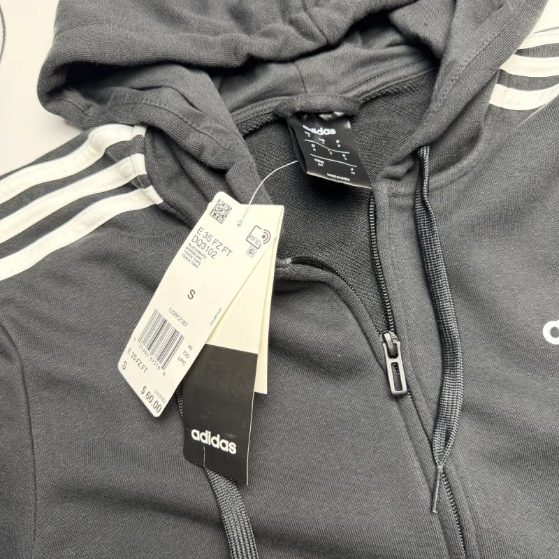 ОРИГІНАЛ Чоловіча Кофта Adidas S Худі Чорна з США — фото 5