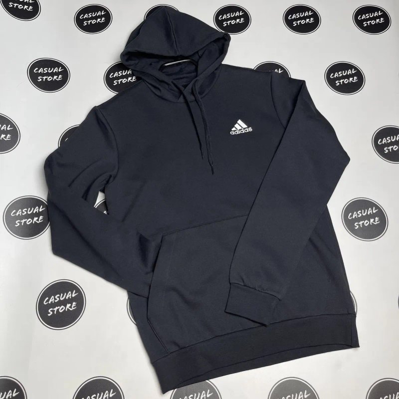 ОРИГІНАЛ Чоловіча Кофта Adidas S M L Худі Чорна з США — фото 2