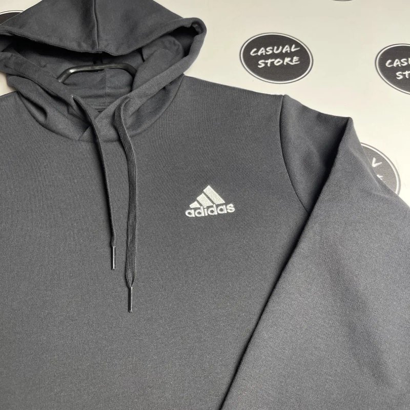 ОРИГІНАЛ Чоловіча Кофта Adidas S M L Худі Чорна з США — фото 3