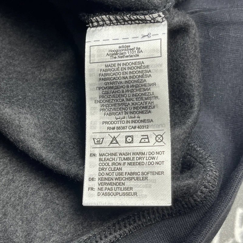 ОРИГІНАЛ Чоловіча Кофта Adidas S M L Худі Чорна з США — фото 6