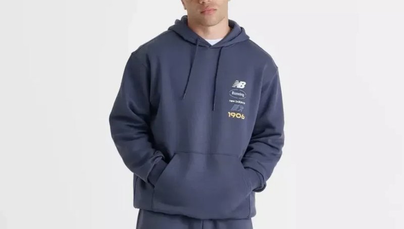 ОРИГІНАЛ Чоловіча Кофта New Balance L Худі MT51637 з США — фото 2