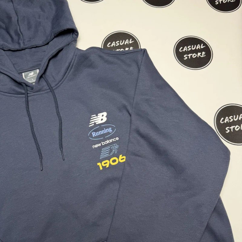 ОРИГІНАЛ Чоловіча Кофта New Balance L Худі MT51637 з США — фото 4