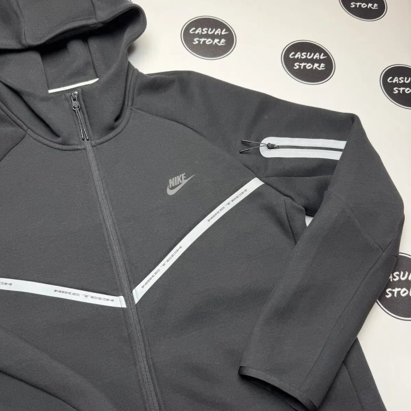 ОРИГІНАЛ Чоловіча Кофта Nike Tech Fleece XL IM6537-010 Зіп Худі з США — фото 3