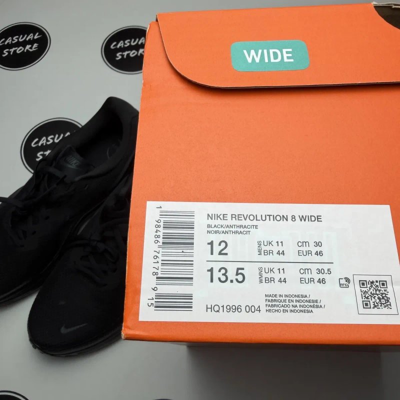 ОРИГІНАЛ Чоловічі Кросівки Nike Revolution 8 Wide 42.5 44 46 HQ1996-004 з США — фото 6