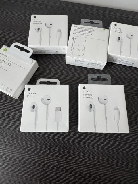 Оригінал Earpods Lightning / type c навушники провідні з мікрофоном для айфона