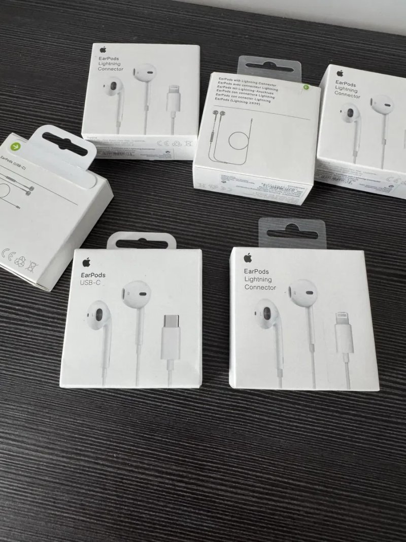 Оригінал Earpods Lightning / type c навушники провідні з мікрофоном для айфона