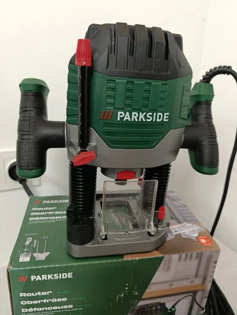 Оригінал! Фрезер parkside pof 1200 f5, фрезер парксайд, фрезер по дереву, мережевий фрезер парксайд — фото 2