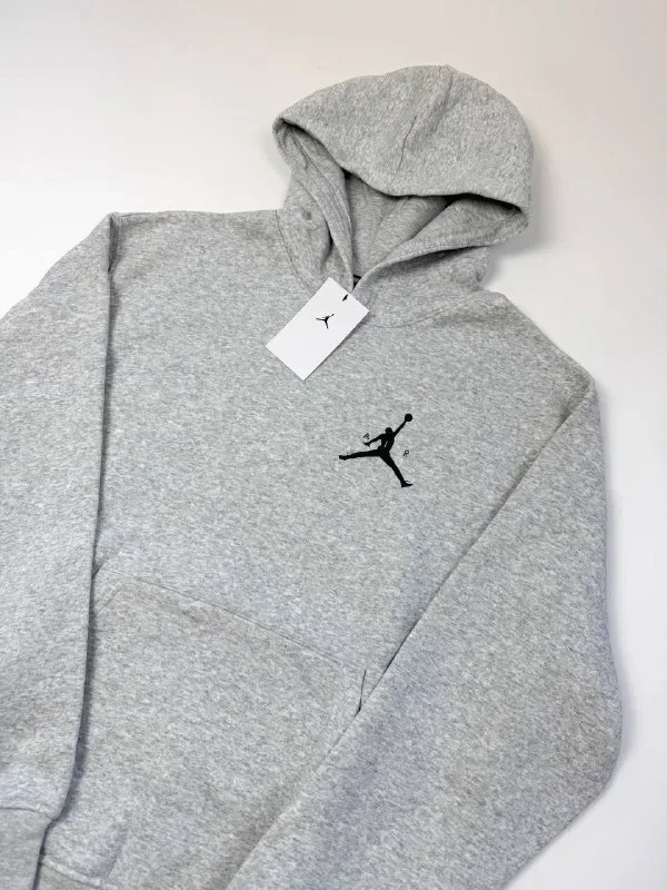 Оригінал! Худі Air Jordan Fleece (сіре) (S, M, L, XL) Нове з бірками! — фото 2