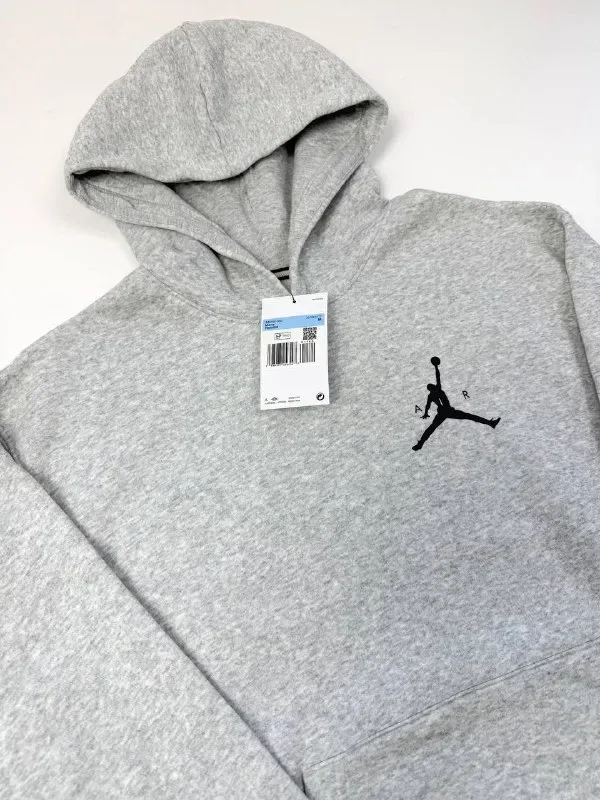 Оригінал! Худі Air Jordan Fleece (сіре) (S, M, L, XL) Нове з бірками! — фото 3