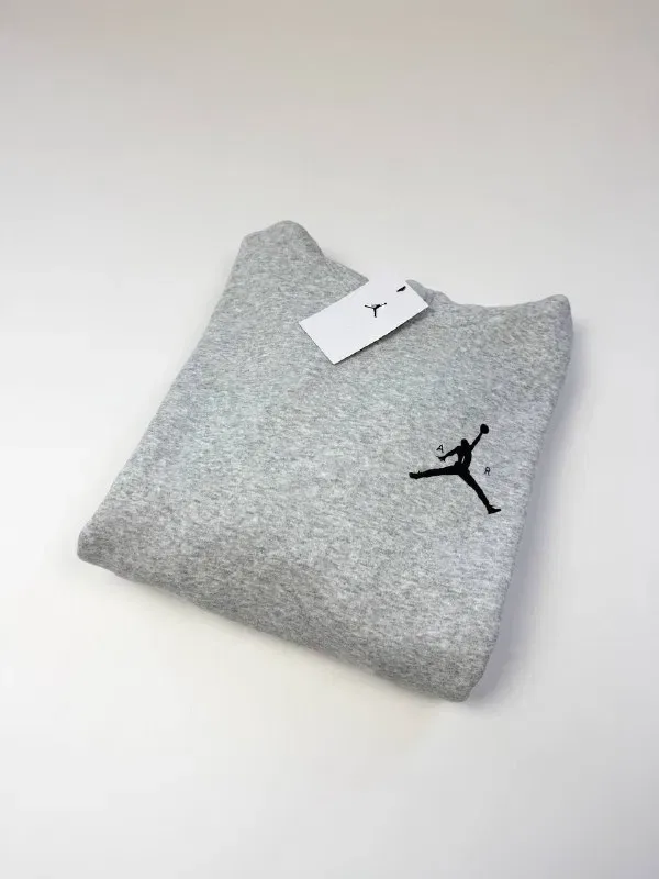 Оригінал! Худі Air Jordan Fleece (сіре) (S, M, L, XL) Нове з бірками! — фото 4