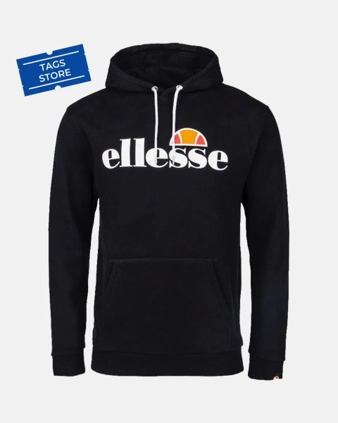 ОРИГІНАЛ худі Ellesse Еліс М чорне чоловіче кофта світшот толстовка