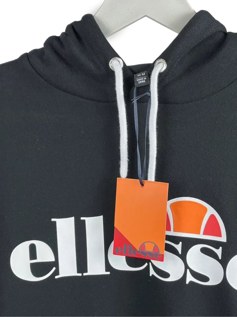 ОРИГІНАЛ худі Ellesse Еліс М чорне чоловіче кофта світшот толстовка — фото 6