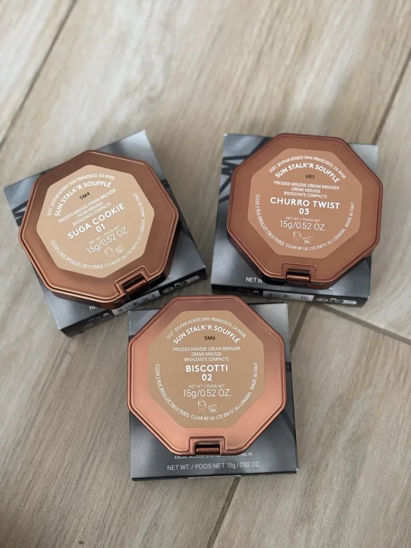 Оригінал! Кремовий бронзер Fenty Beauty Sun Stalk’r Soufflé Pressed Mousse Cream Bronzer — Suga Cookie / Biscotti / Churro Twist — фото 6