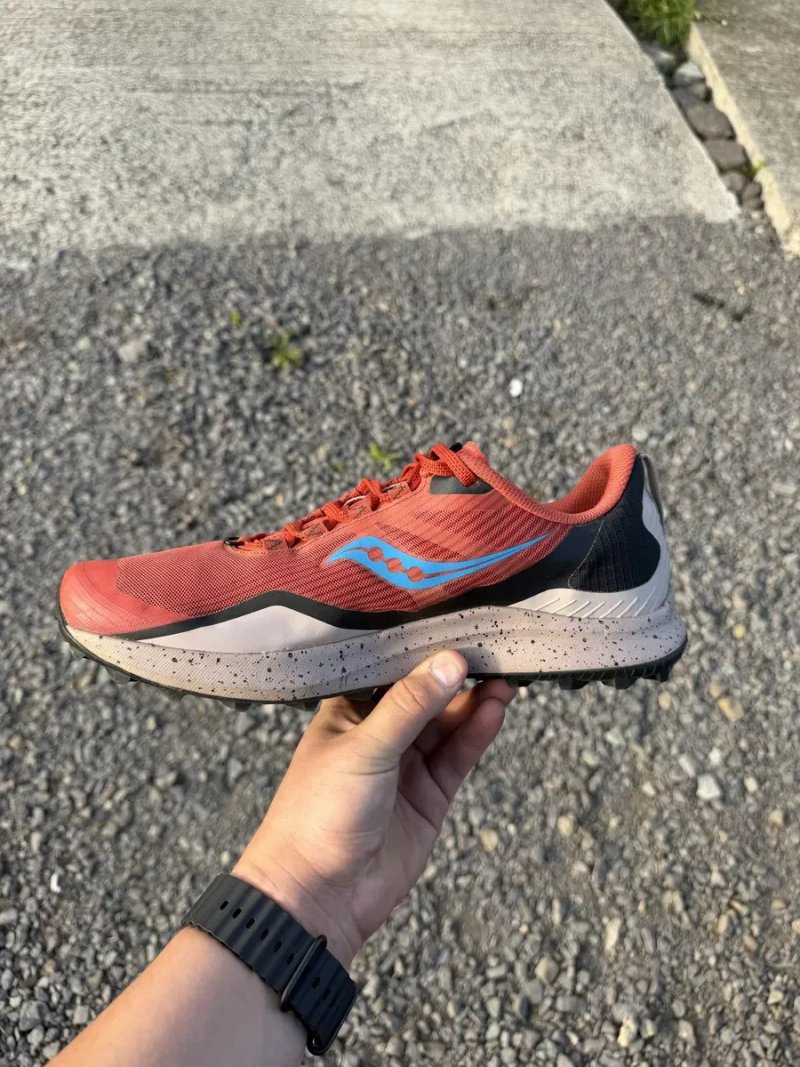 Оригінал! Кросівки для трейлранінгу Saucony Peregrine 12, розмір 44,5 (29,5 см ) — фото 3