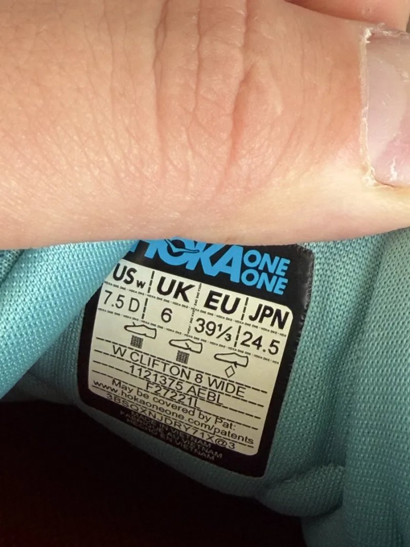 Оригінал! Кросівки Hoka One One Clifton 8, розмір 39 1/3(24,5 ) — фото 6