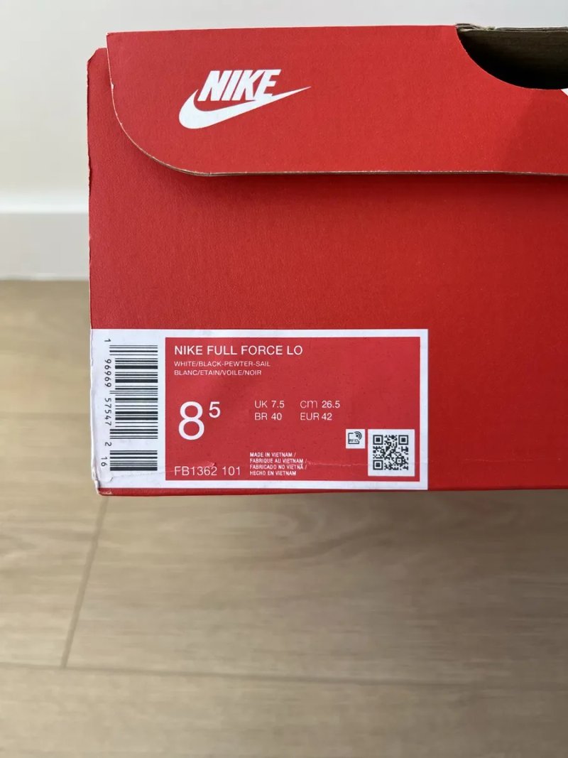 Оригінал Кросівки Nike (42) Full Force Low (FB1362) Чоловічі Нові Оригінальні Кеди Мужские Кроссовки Найк — фото 7