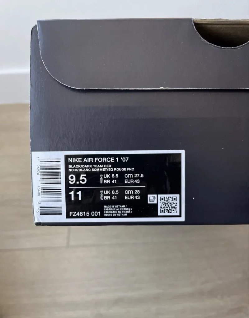 Оригінал Кросівки Nike (43) Air Force 1 Low (FZ4615) Чоловічі Нові Оригінальні Кеди Мужские Кроссовки Найк — фото 7