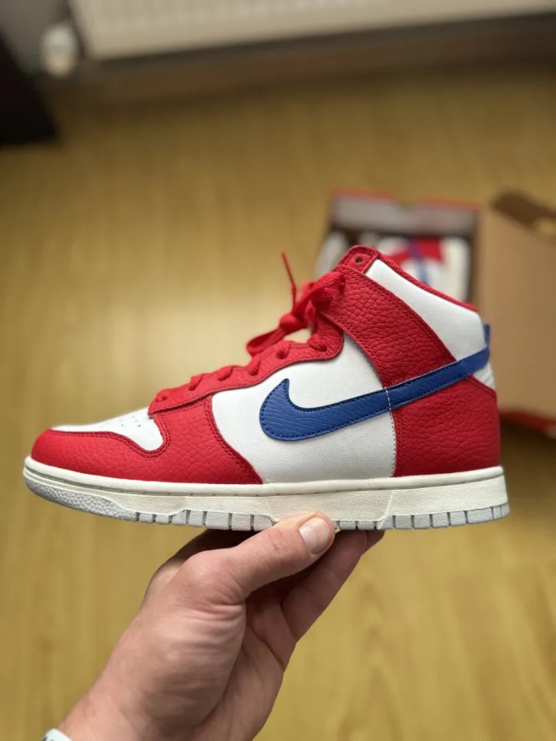 Оригінал! Кросівки  Nike Dunk High 4Th Of July (DX2661-100) — фото 4