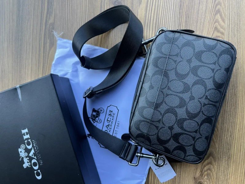ОРИГИНАЛ! Мессенджер Coach crossbody / Чоловіча сумка/ Мужская сумка. — фото 5