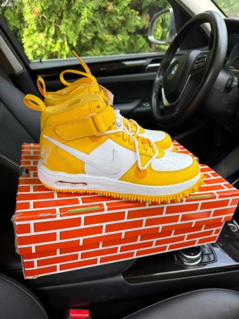 Оригінал ! Nike Air Force 1 OFF WHITE ( 41, 26см) Найк офф вайт