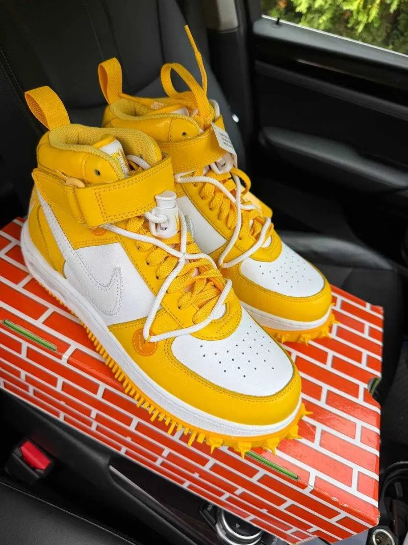 Оригінал ! Nike Air Force 1 OFF WHITE ( 41, 26см) Найк офф вайт — фото 2