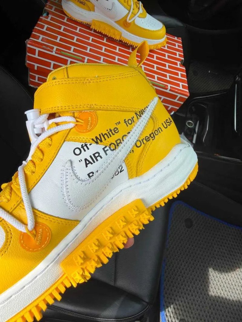 Оригінал ! Nike Air Force 1 OFF WHITE ( 41, 26см) Найк офф вайт — фото 4