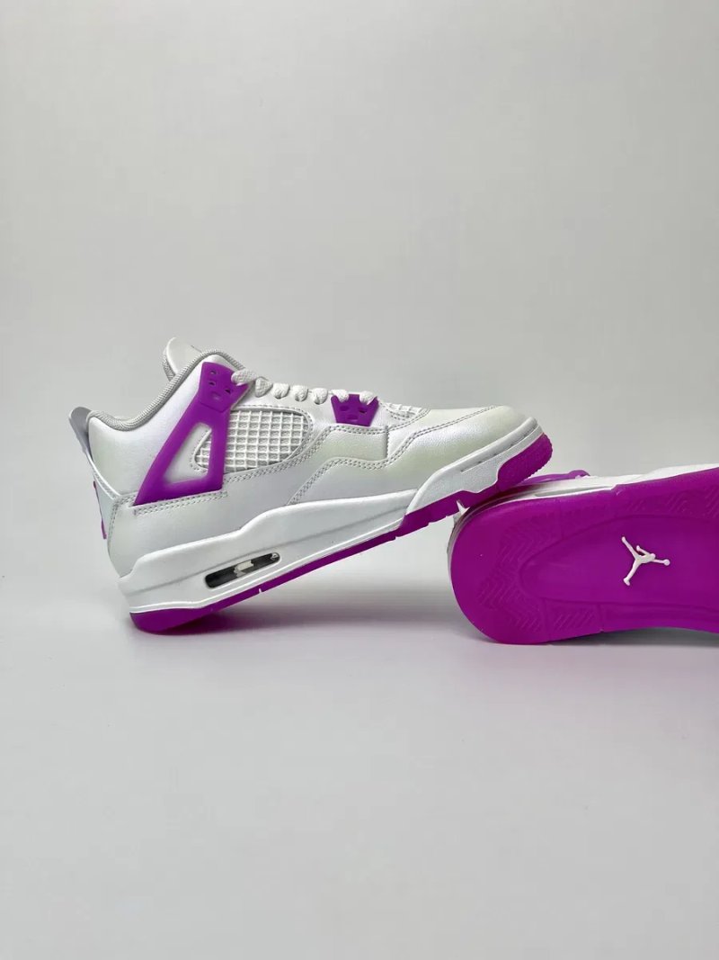 Оригинал Nike Air Jordan 4 Retro Hyper Violet GS (FQ1314 151) ретро — фото 5