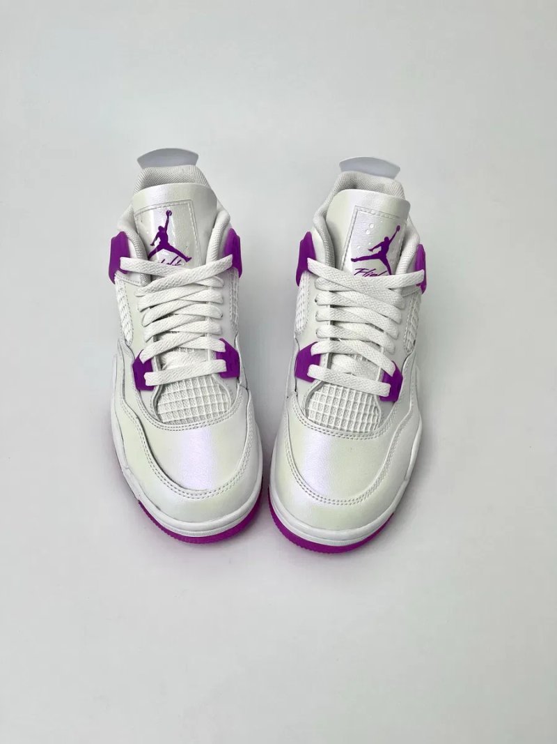 Оригинал Nike Air Jordan 4 Retro Hyper Violet GS (FQ1314 151) ретро — фото 6